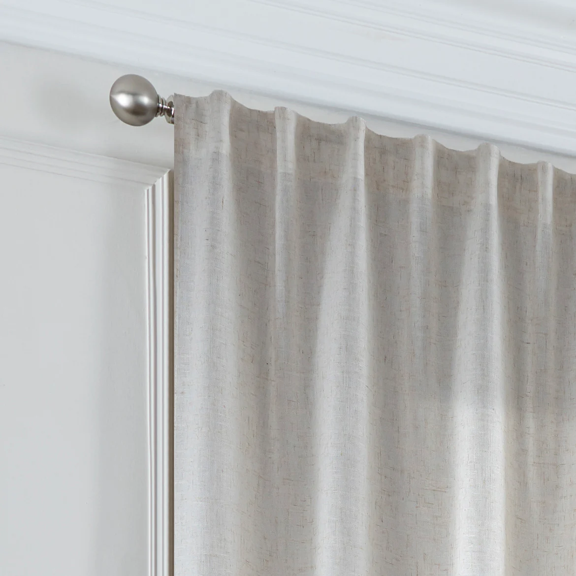 St Tropez Linen Blend Concealed Tab Curtain - Image 3