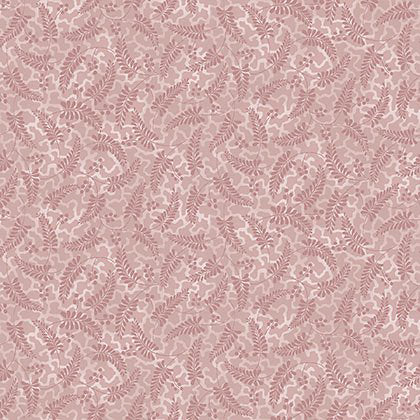 Stof Fabrics Colourflow Purple Fern Leaves Cotton Prints