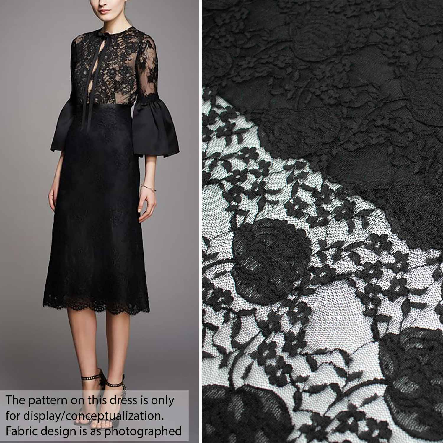 Stretch Lace Black Design-4 - Image 2