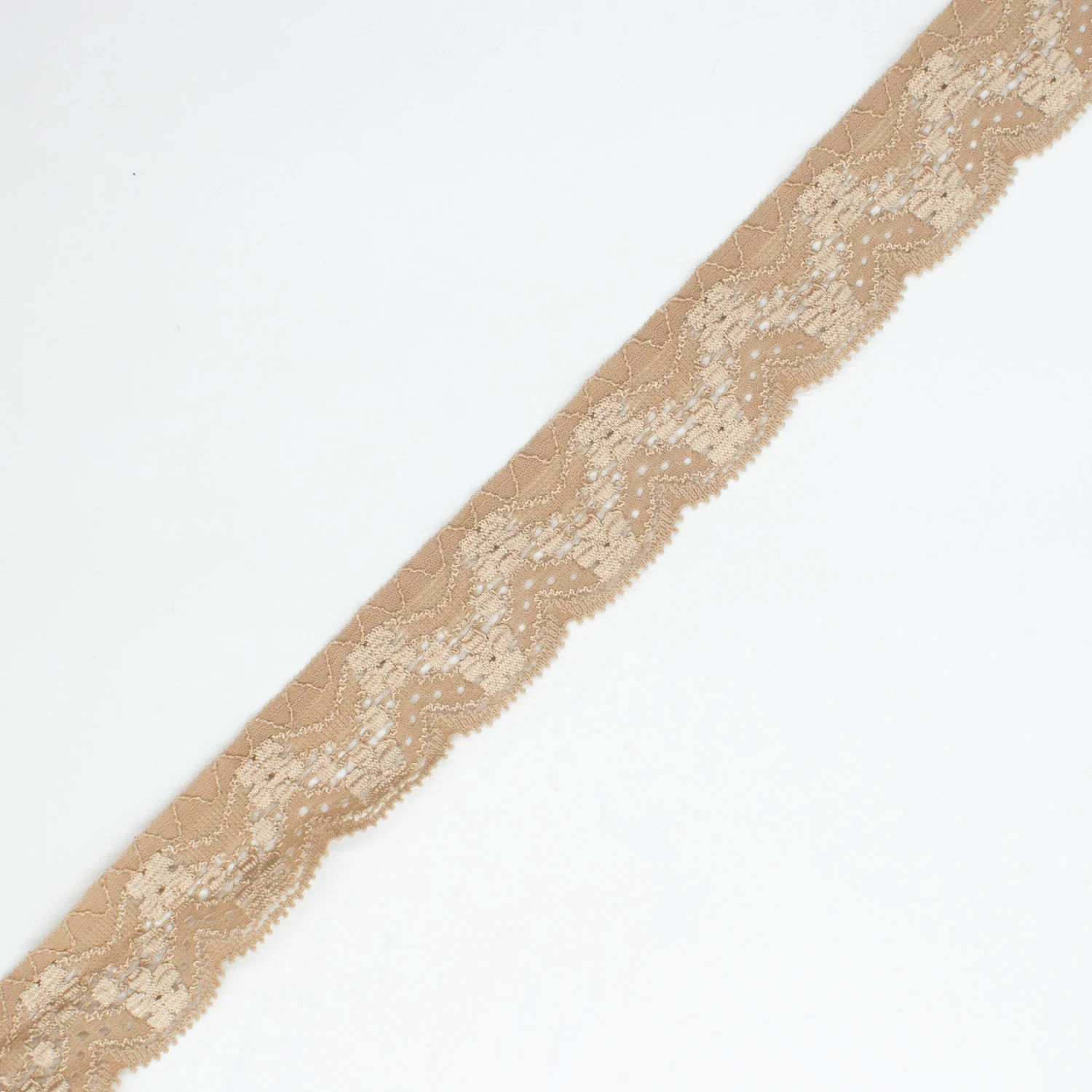 Floral Stretch Raschel Lace Trim 30mm - Image 3
