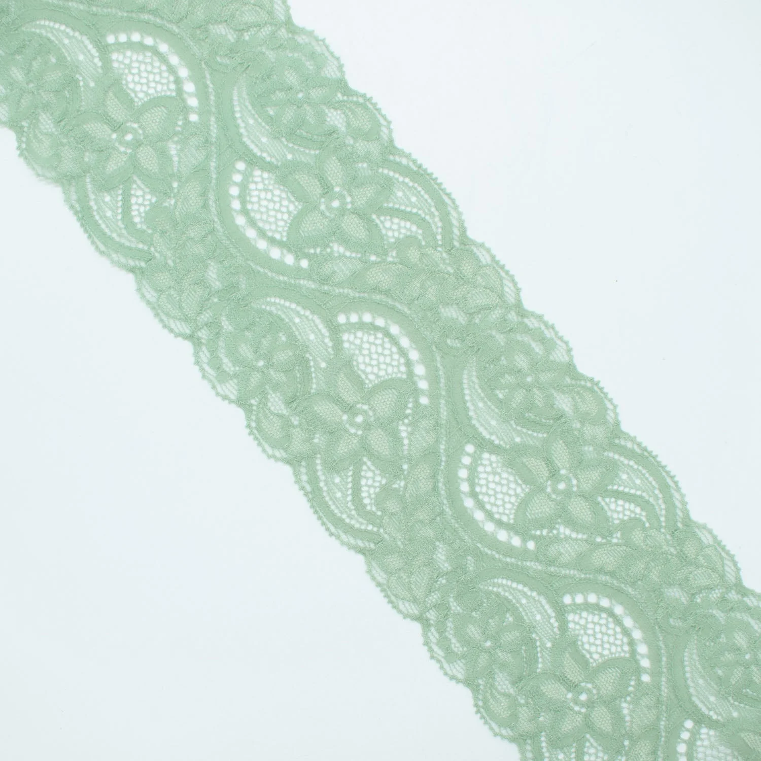 Floral Vines Stretch Raschel Lace Trim 85mm - Image 6