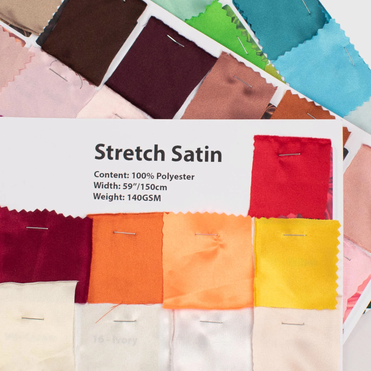Stretch Satin Sample Book - Image 3