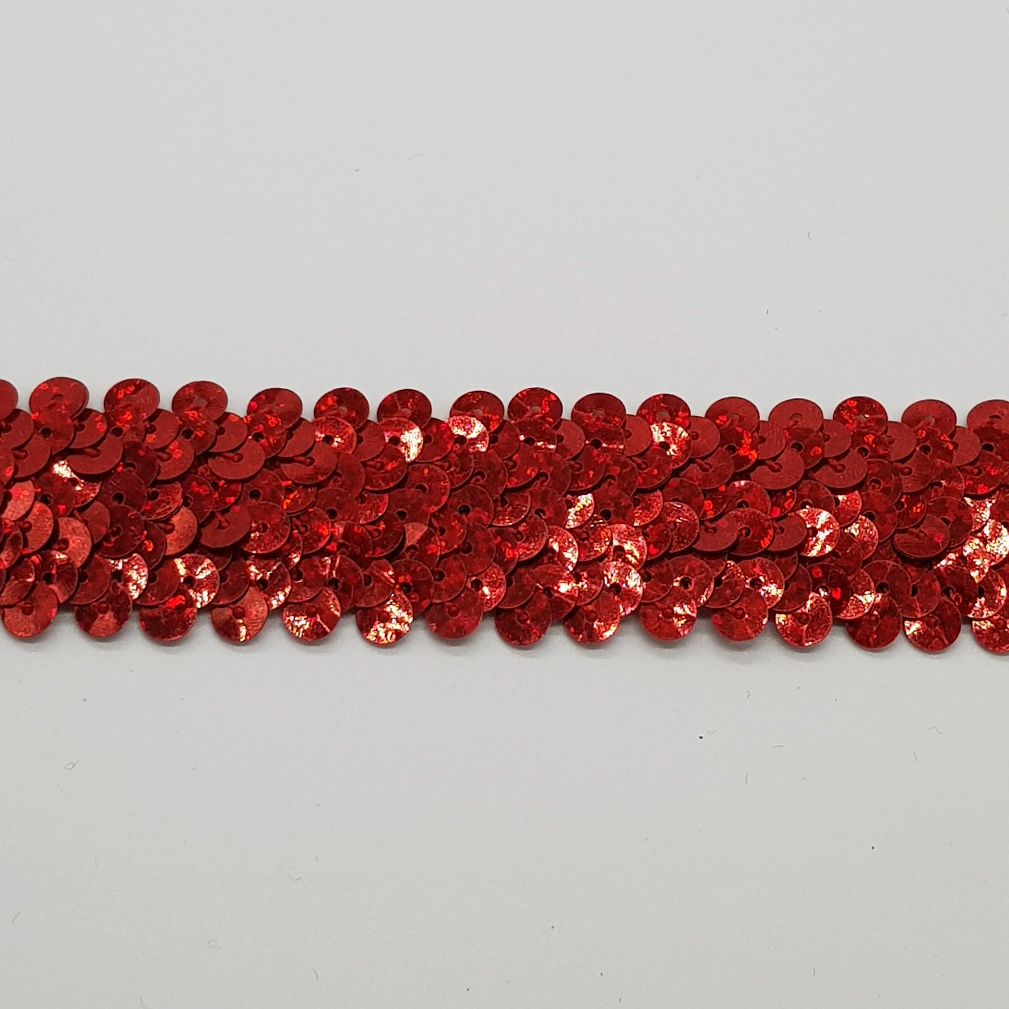 Stretch Sequin Trim 3-Row 30mm - Image 10