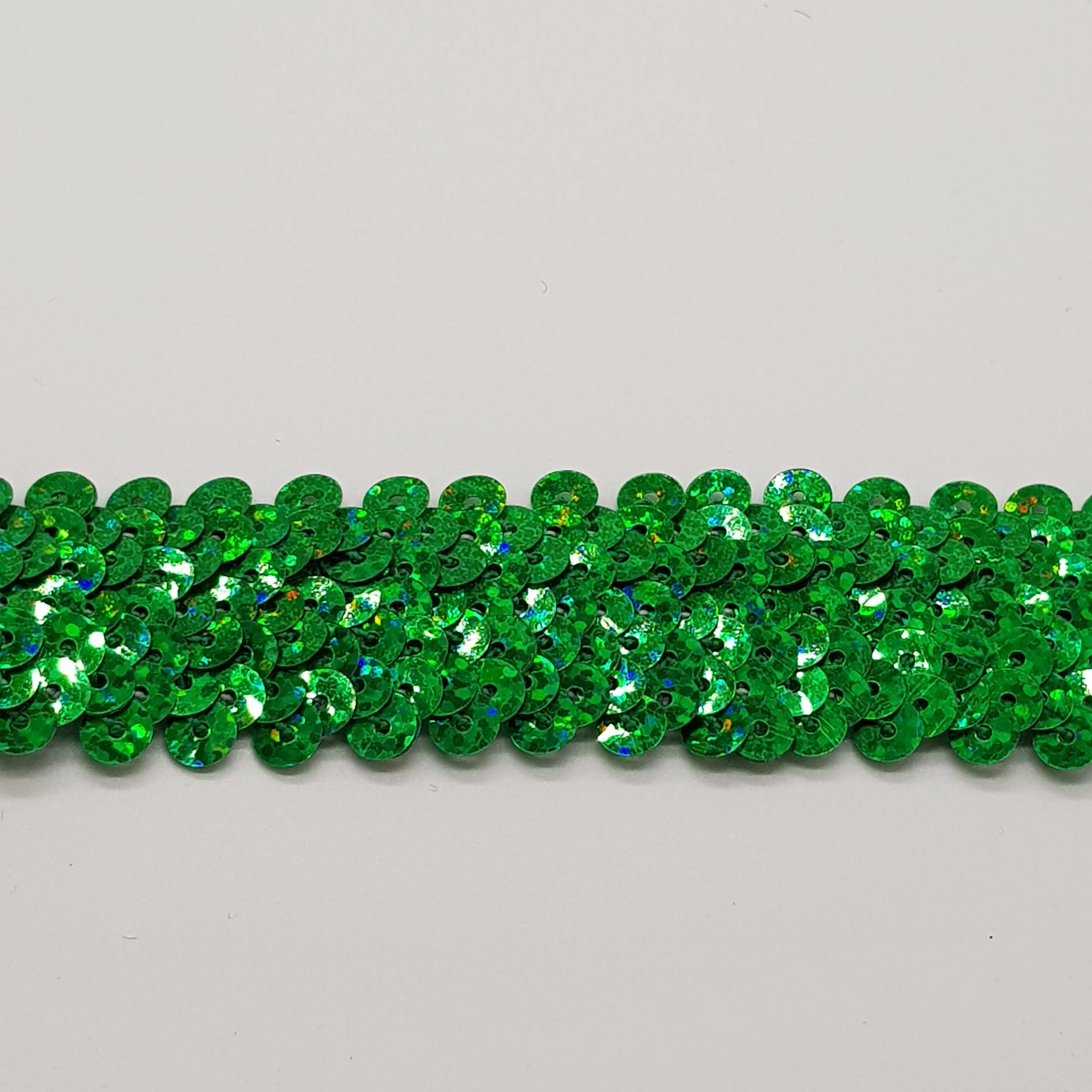 Stretch Sequin Trim 3-Row 30mm - Image 6