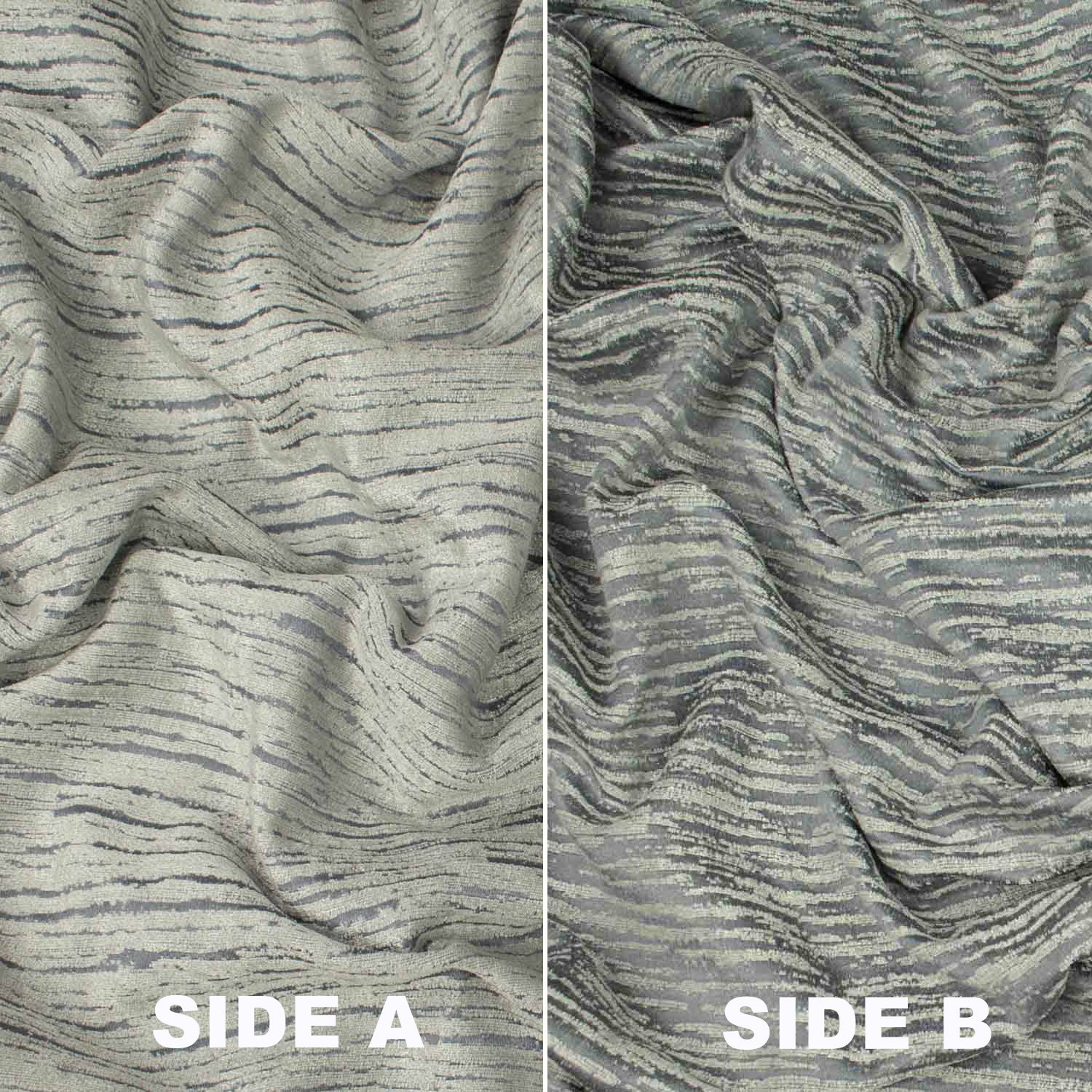 Stripe Look Chenille Curtaining/Upholster Reversible Velvet - Image 12
