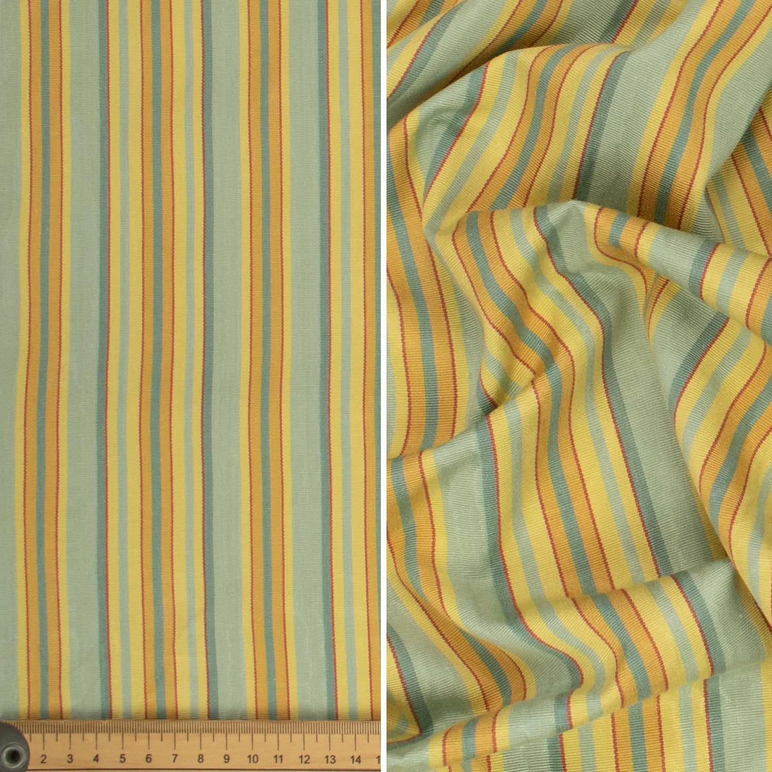 Striped Jacquard Curtaining/Upholstery Fabric - Image 9