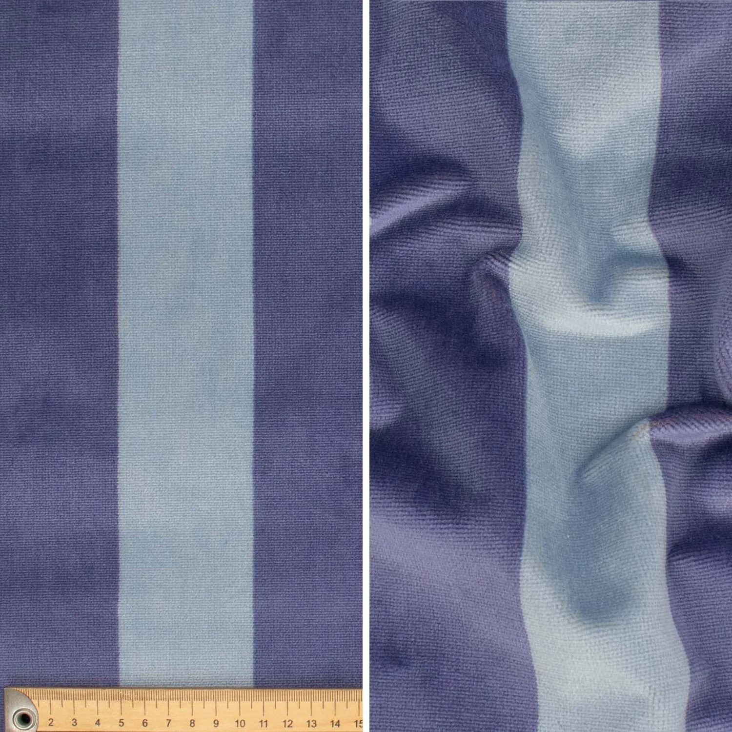 Stripes Chenille Curtaining/Upholstery Fabric - Image 2