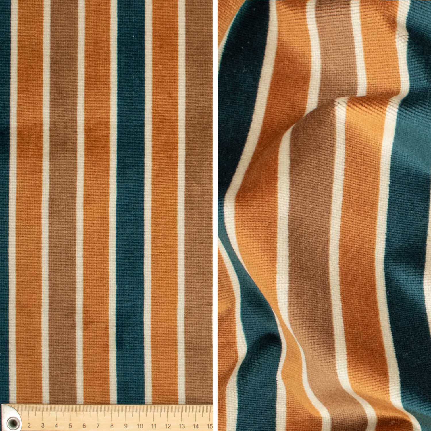 Stripes Chenille Curtaining/Upholstery Fabric - Image 3