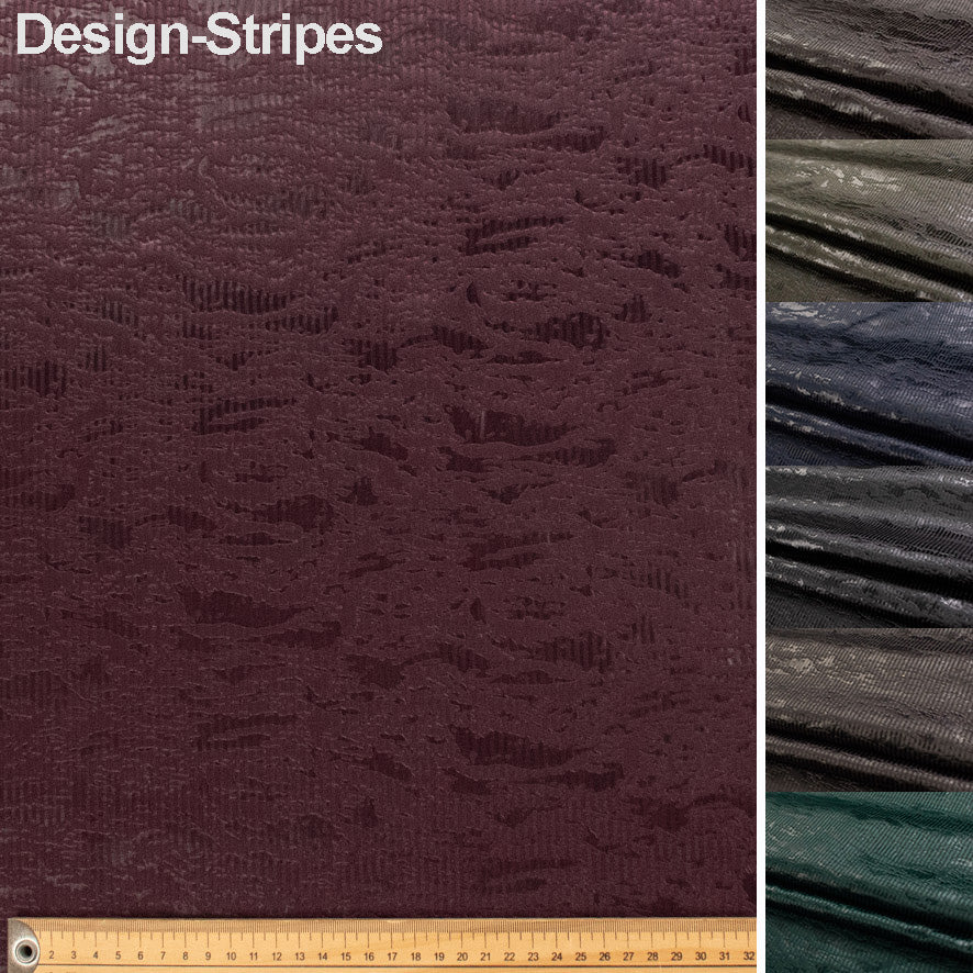 Textured Sateen Embossed Jacquard Suiting - Image 3