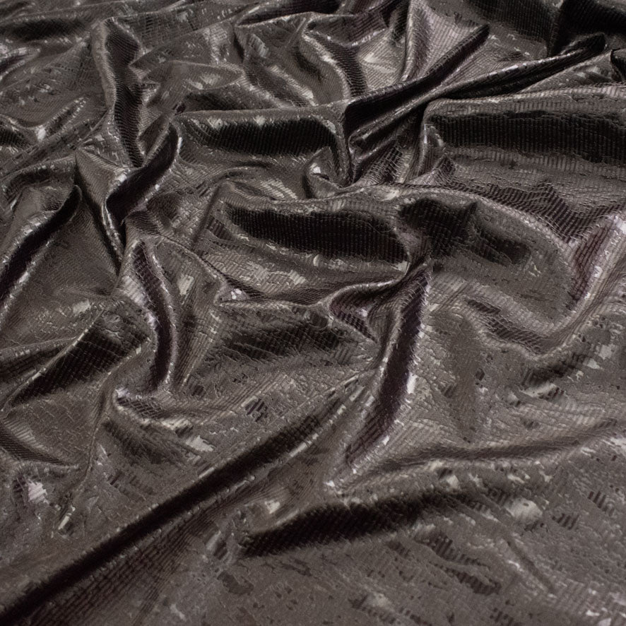 Textured Sateen Embossed Jacquard Suiting - Image 5