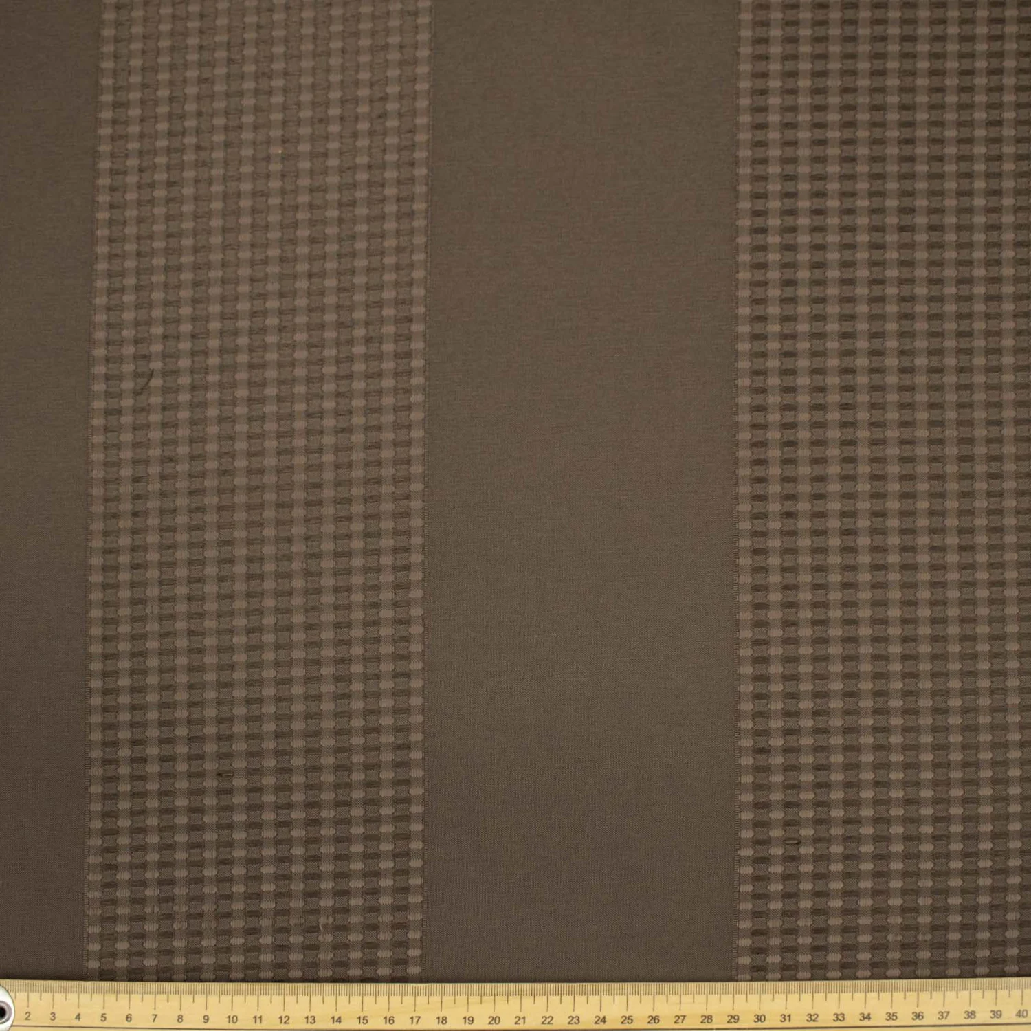 Textured Stripe Softweave Dim-Out Curtaining/Upholstery Fabric - Image 18