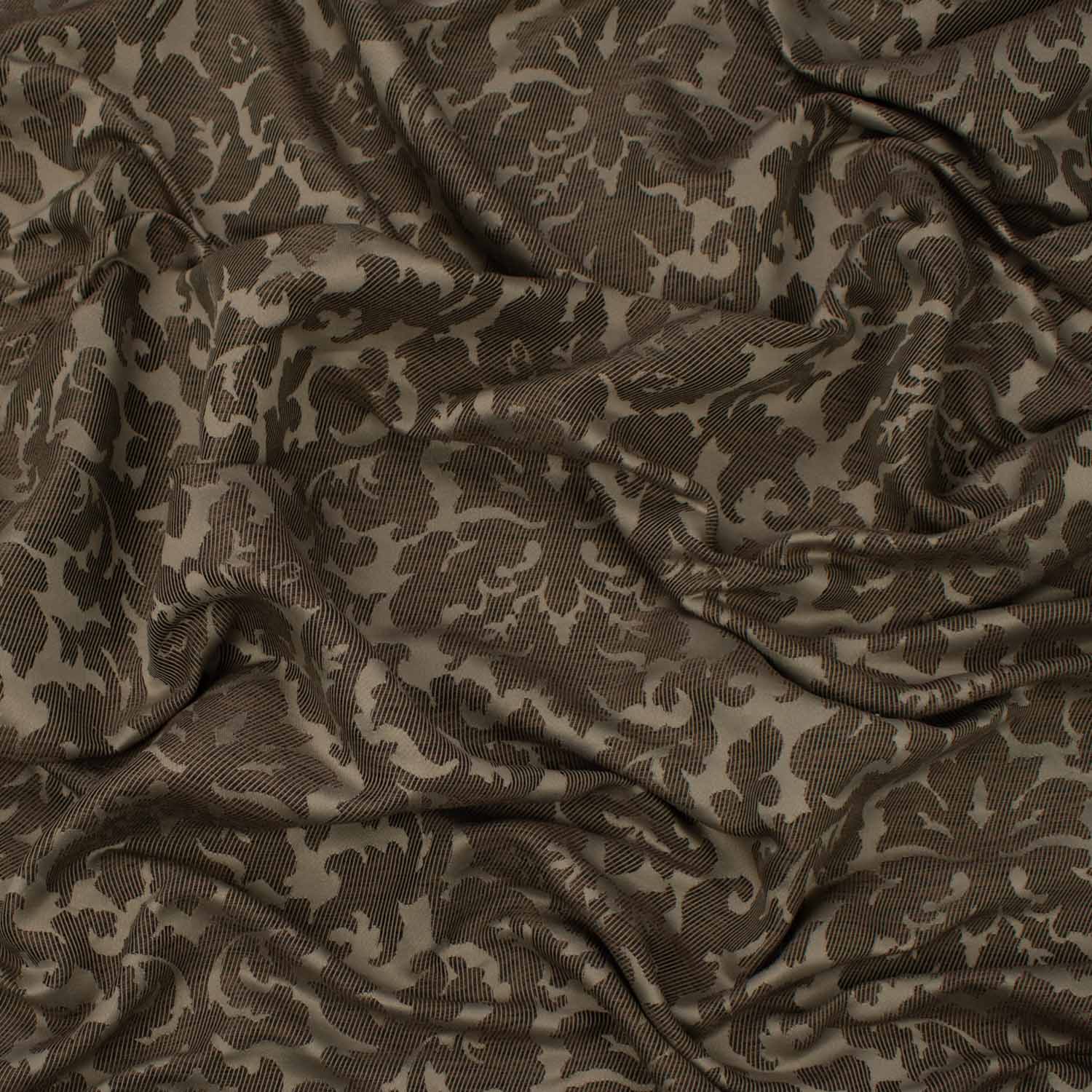 Turkish Curtaining/Upholstery Brown Decor Damask Jacquard - Image 2