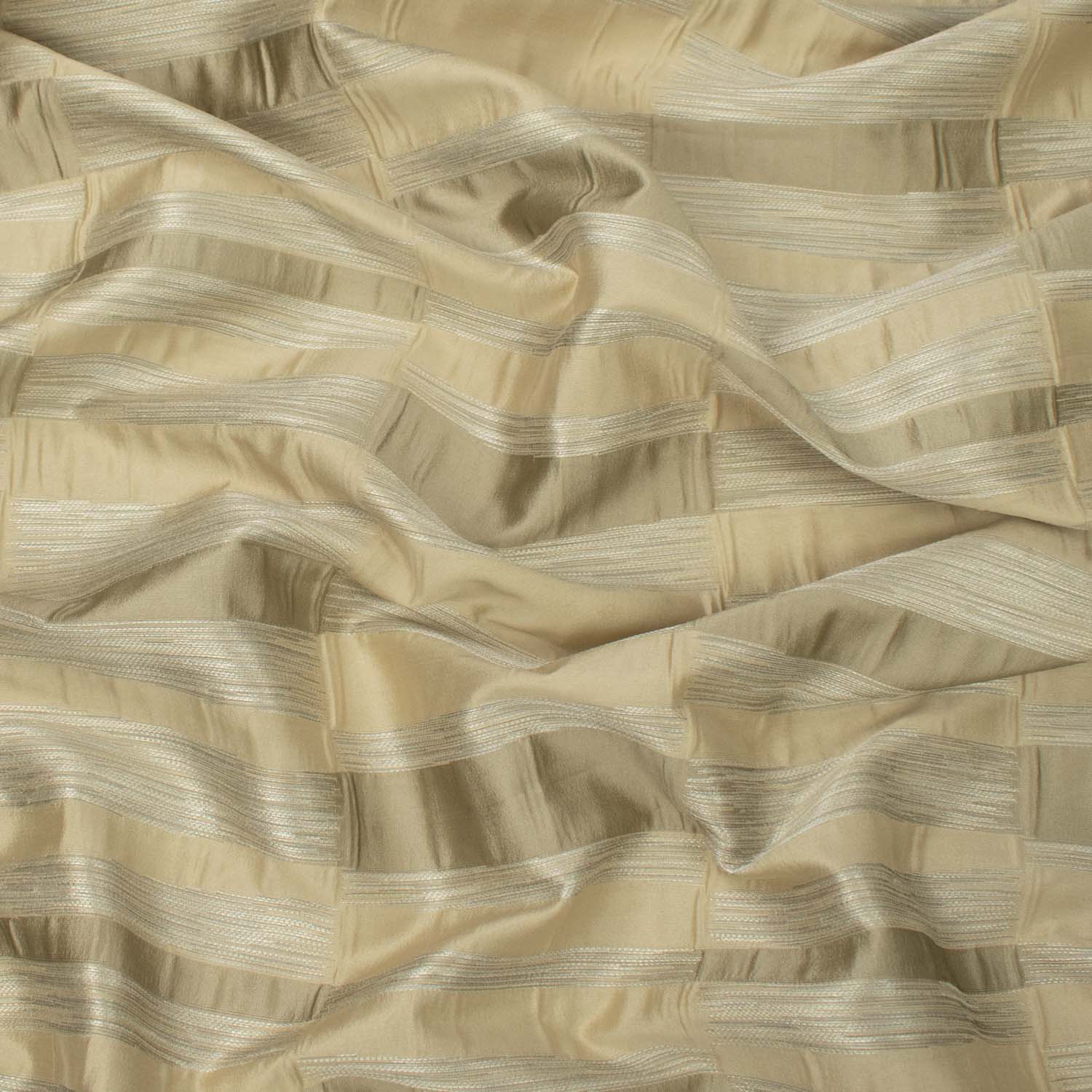 Turkish Curtaining/Upholstery Embrodidered Geomatric Stripes Jacquard - Image 7