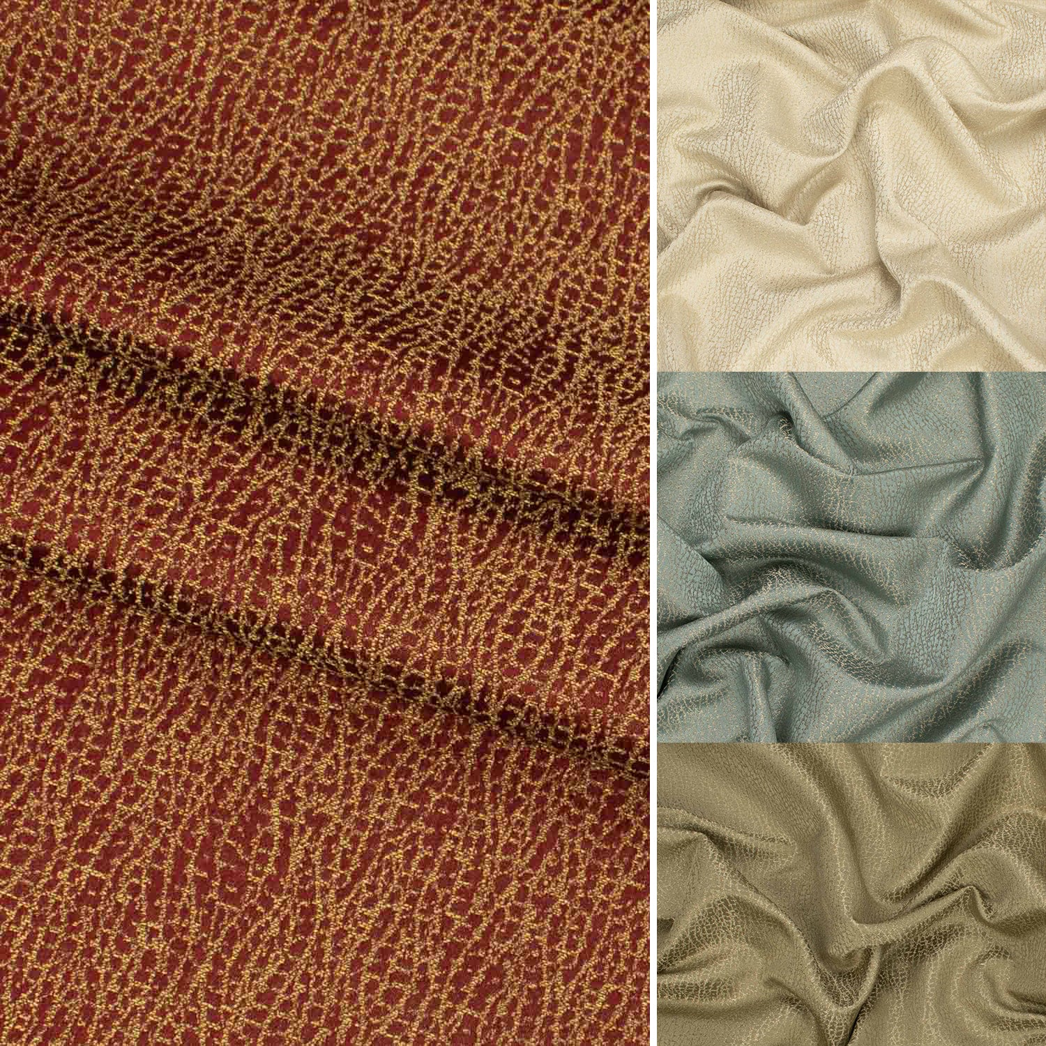 Turkish Curtaining/Upholstery Glitter Textured Jacquard Canvas - Image 3