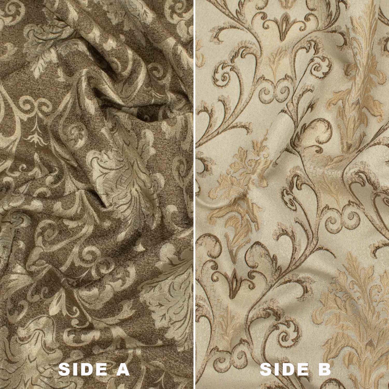 Turkish Curtaining/Upholstery Reversible Decor Damask Jacquard Des 2 - Image 6
