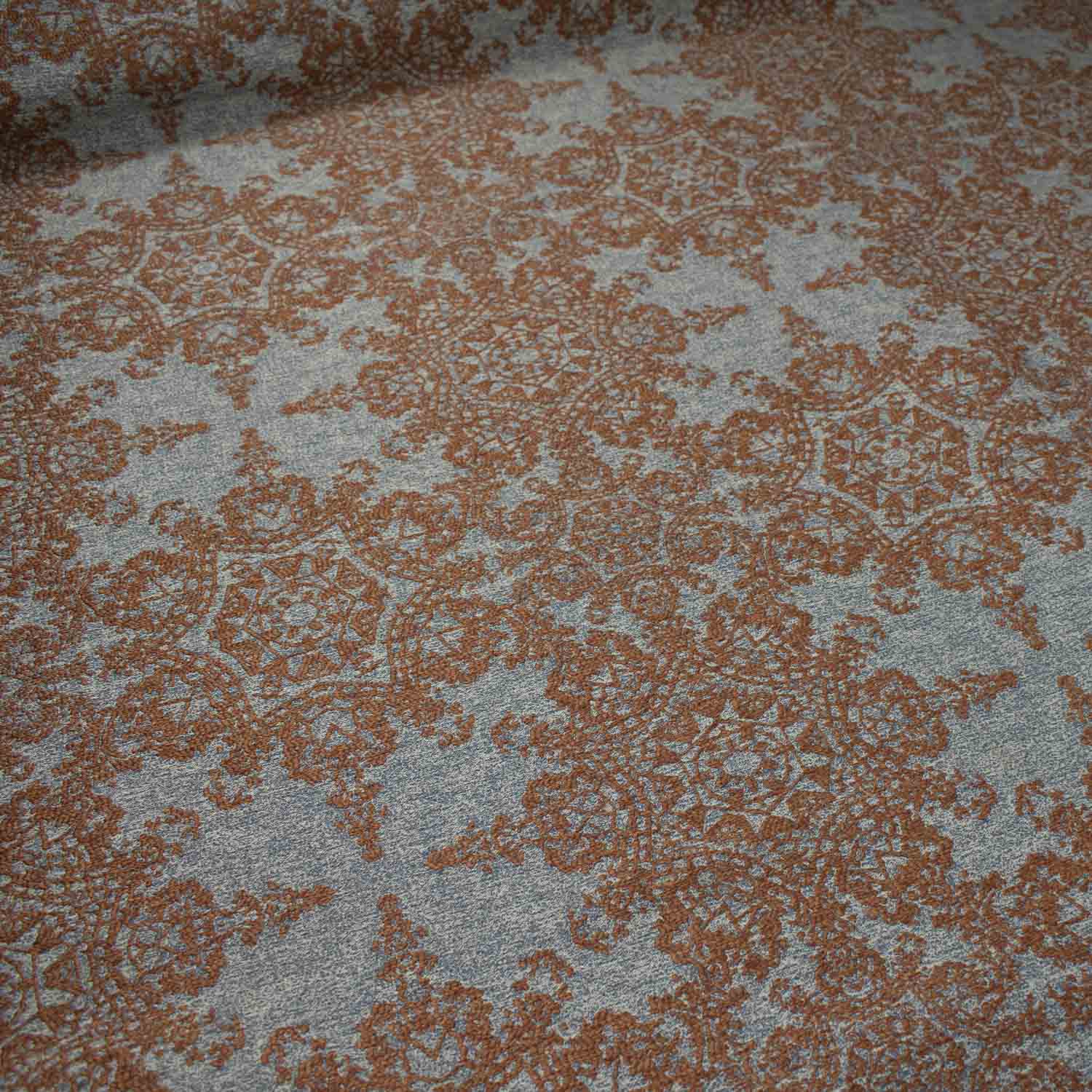 Turkish Curtaining/Upholstery Reversible Snowflake Jacquard - Image 4