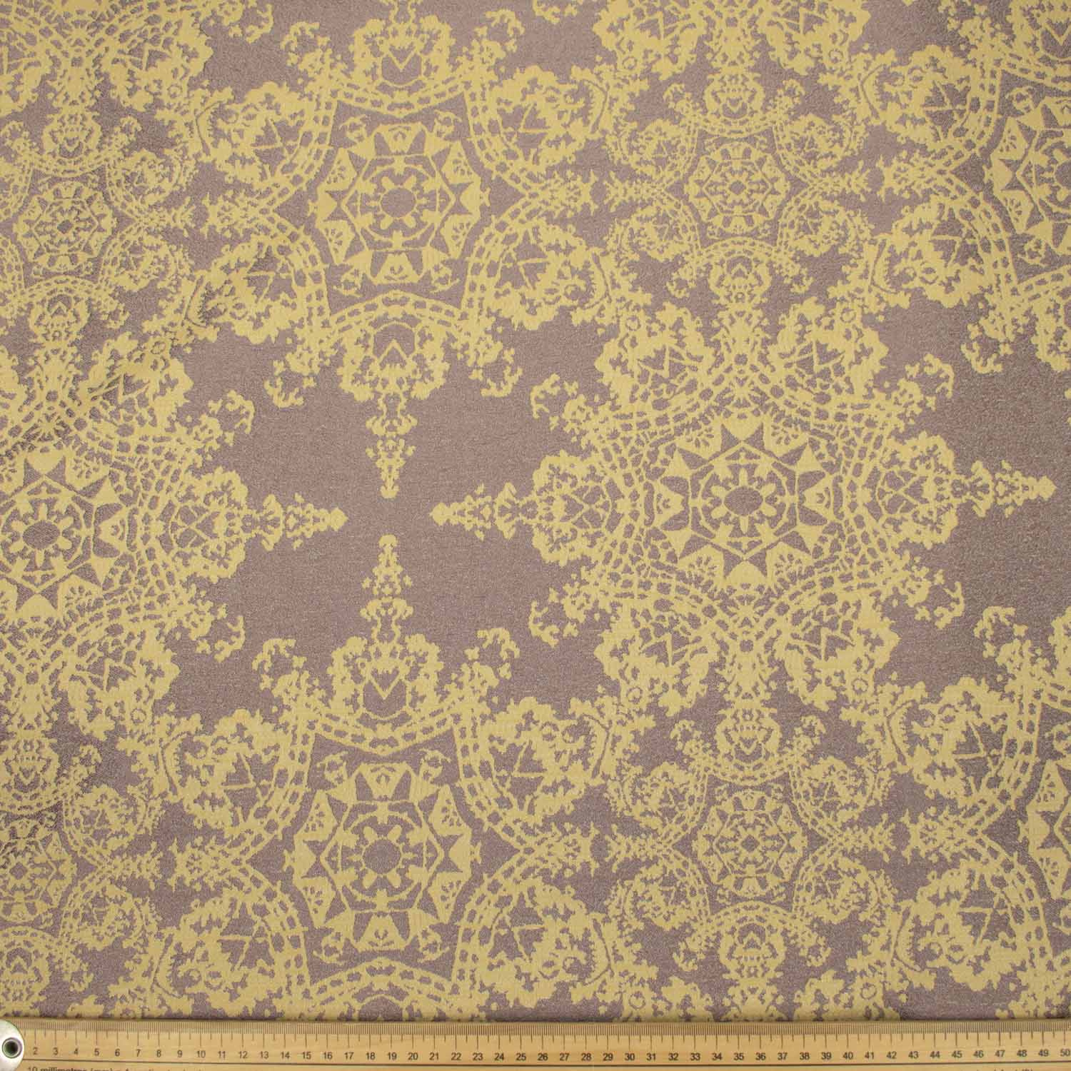 Turkish Curtaining/Upholstery Reversible Snowflake Jacquard - Image 5