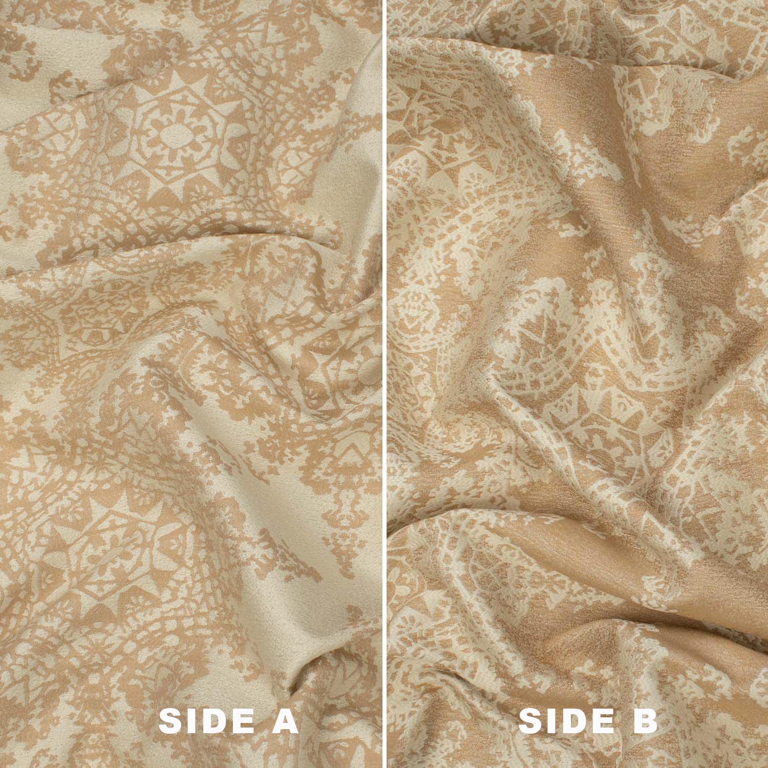 Turkish Curtaining/Upholstery Reversible Snowflake Jacquard - Image 8