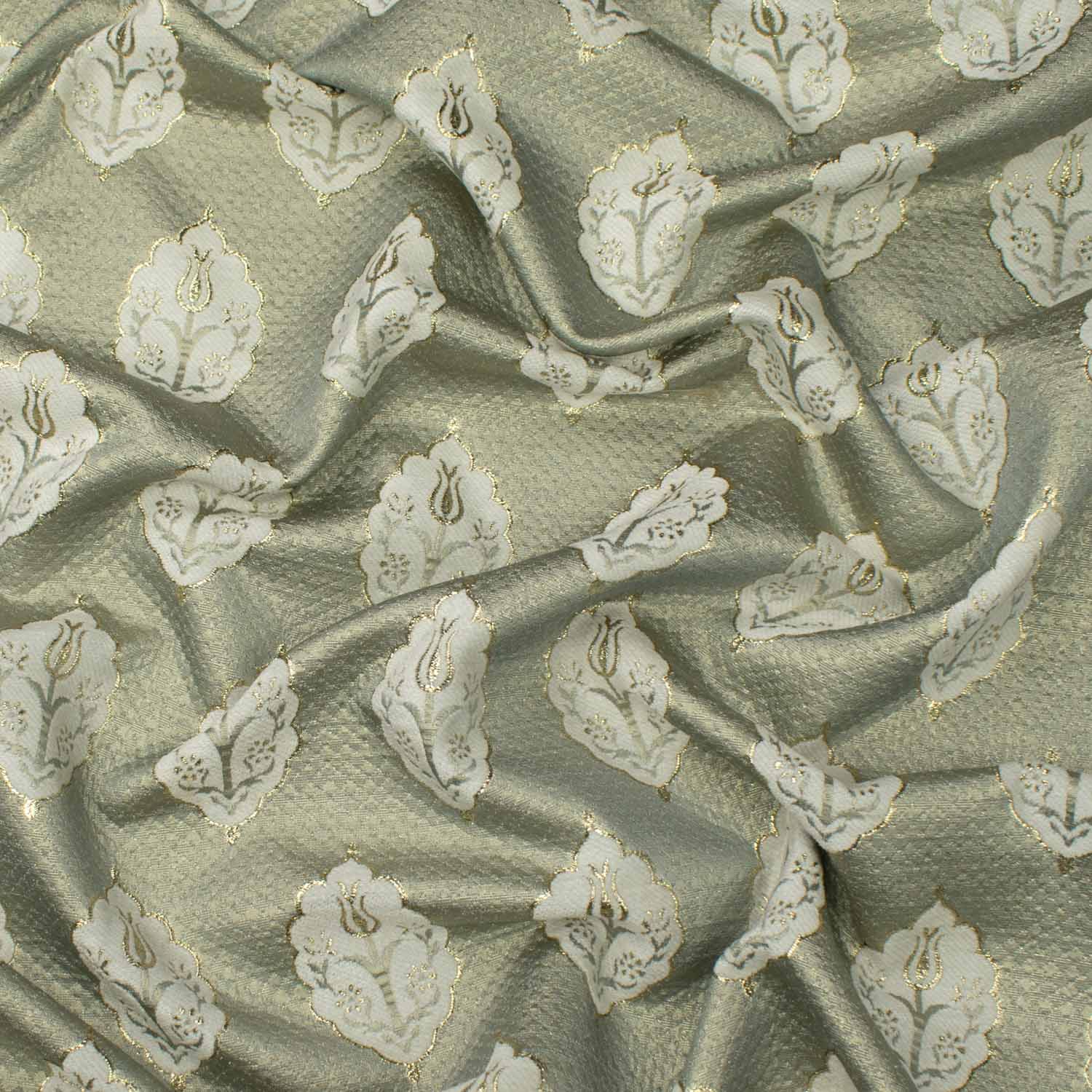 Turkish Curtaining/Upholstery Shiny Baroque Chenille Brocade - Image 8