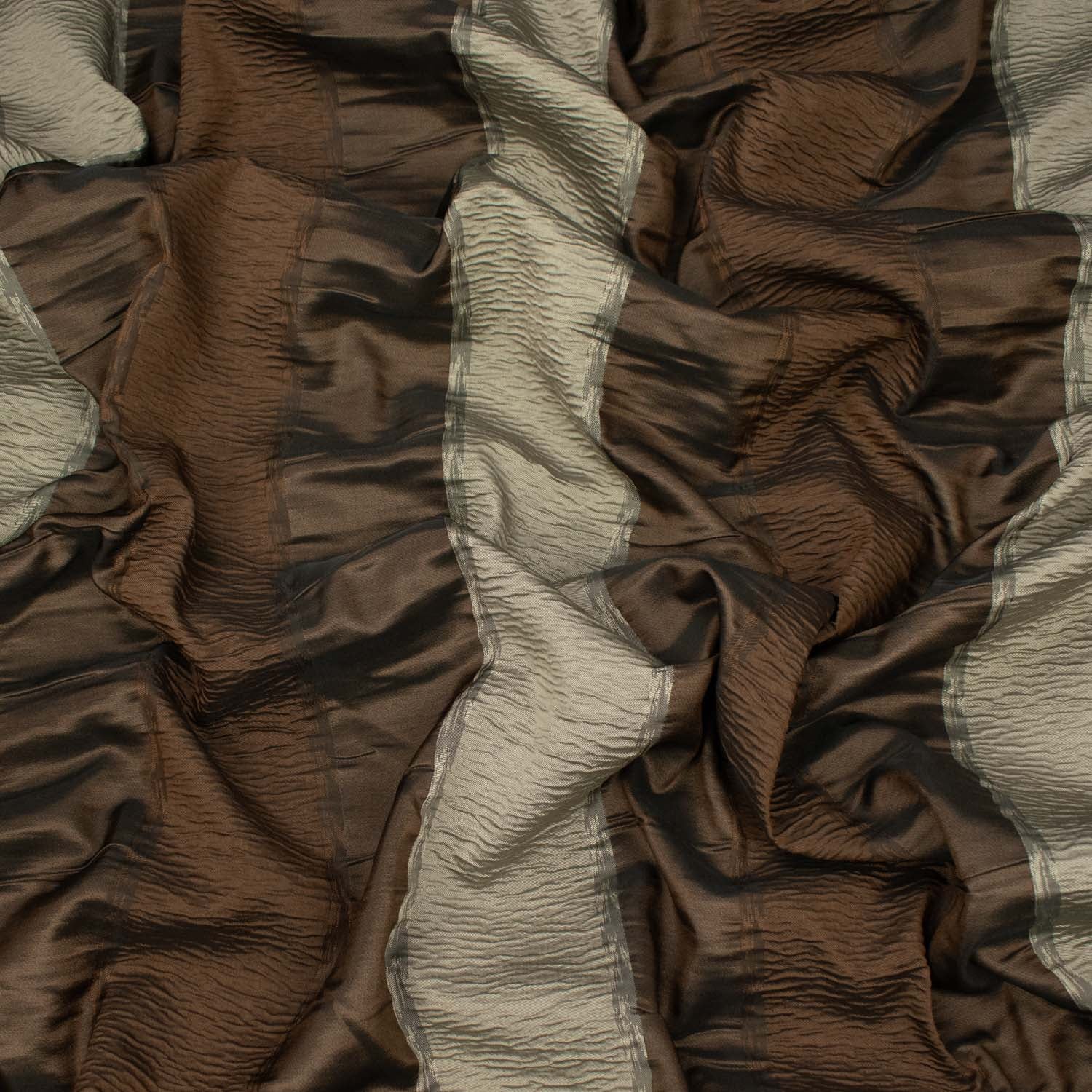Turkish Curtaining/Upholstery Stripes Textured Brocade - Image 4