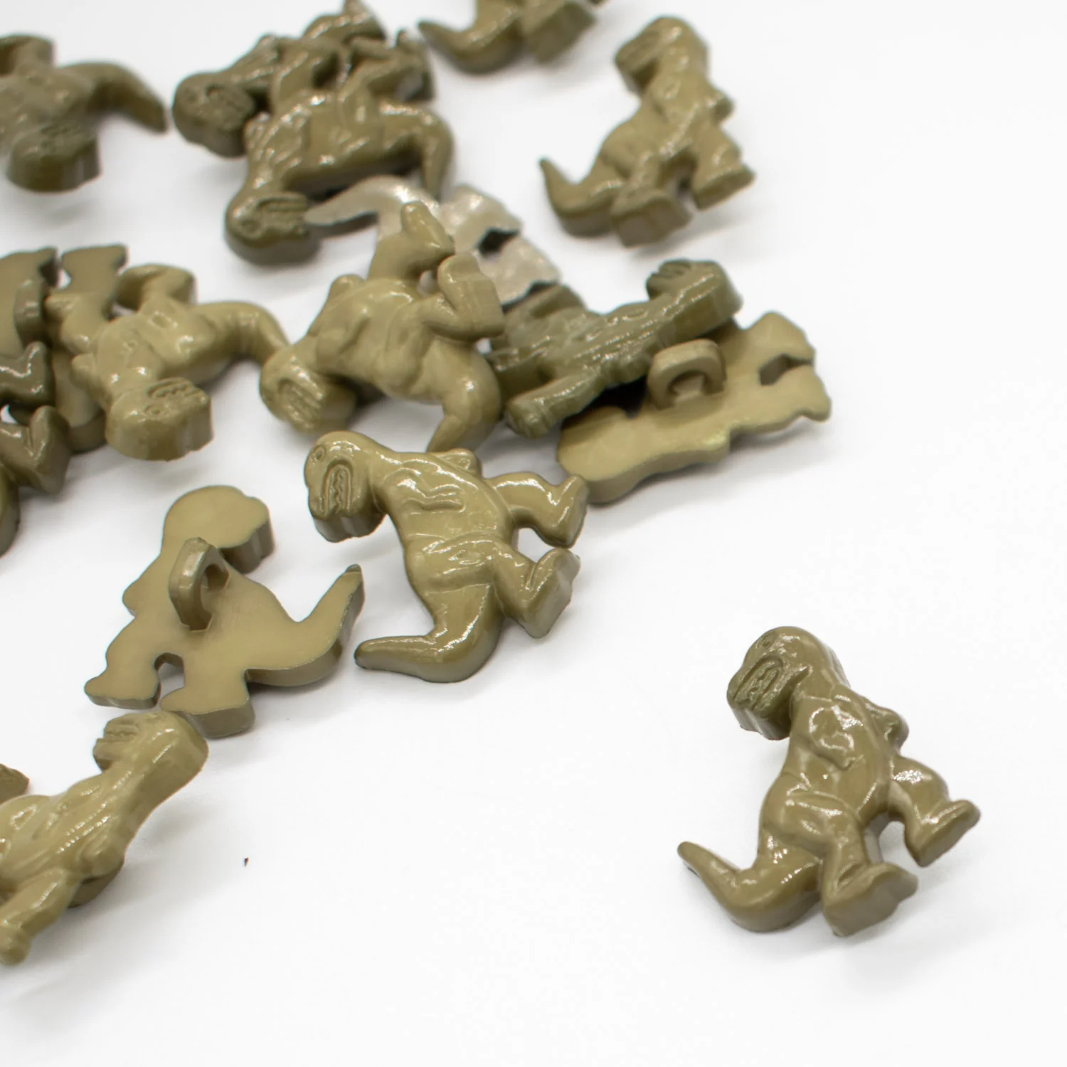 Tyrannosaurus T-Rex Dinosaur Shank Button 23mm - Image 3