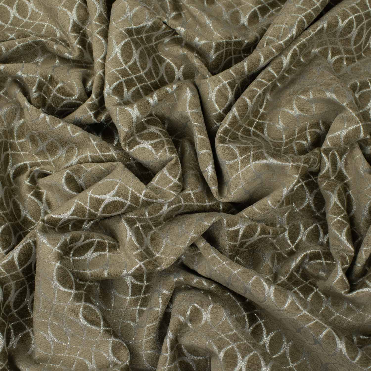 Meander by Zepel - Curtaining/Upholstery Shimmer Circles Jacquard - Image 11