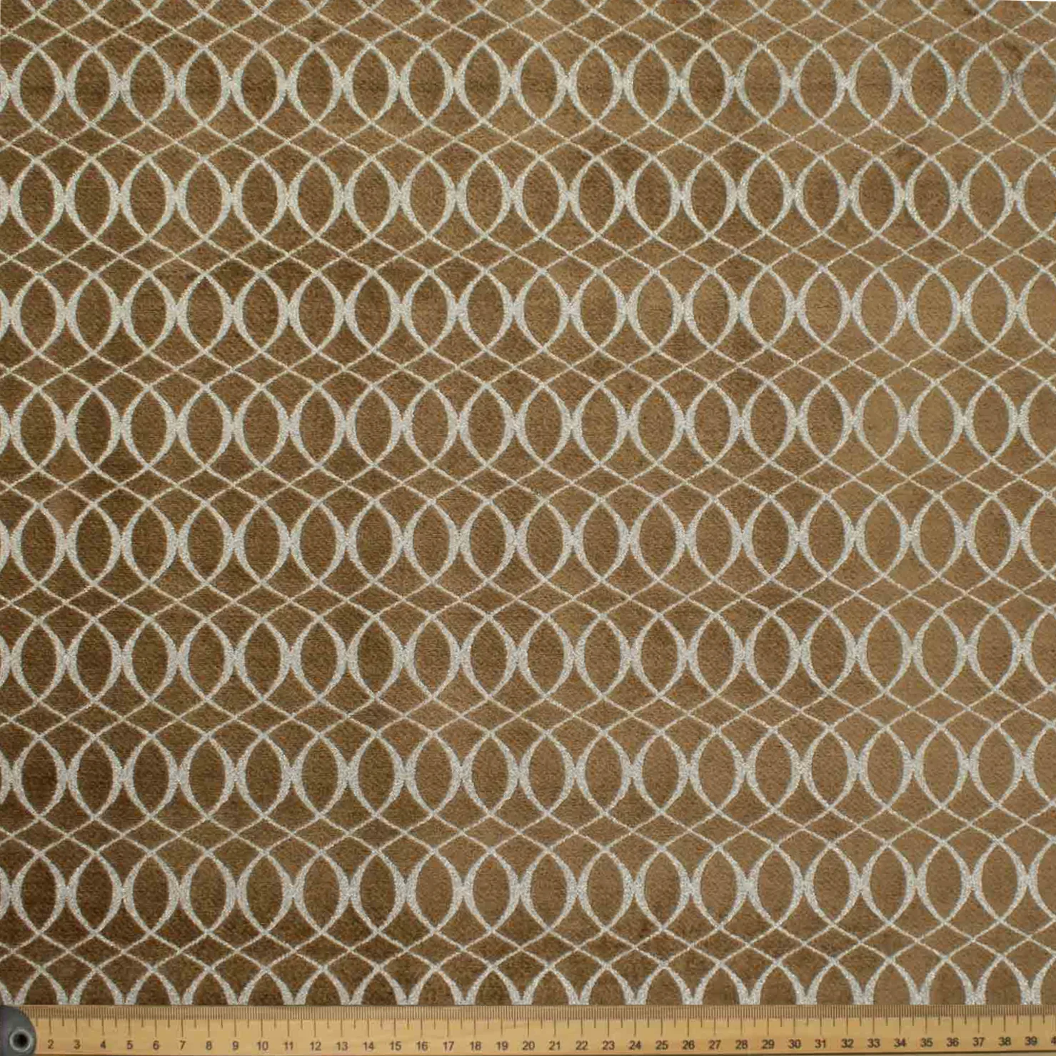 Meander by Zepel - Curtaining/Upholstery Shimmer Circles Jacquard - Image 5