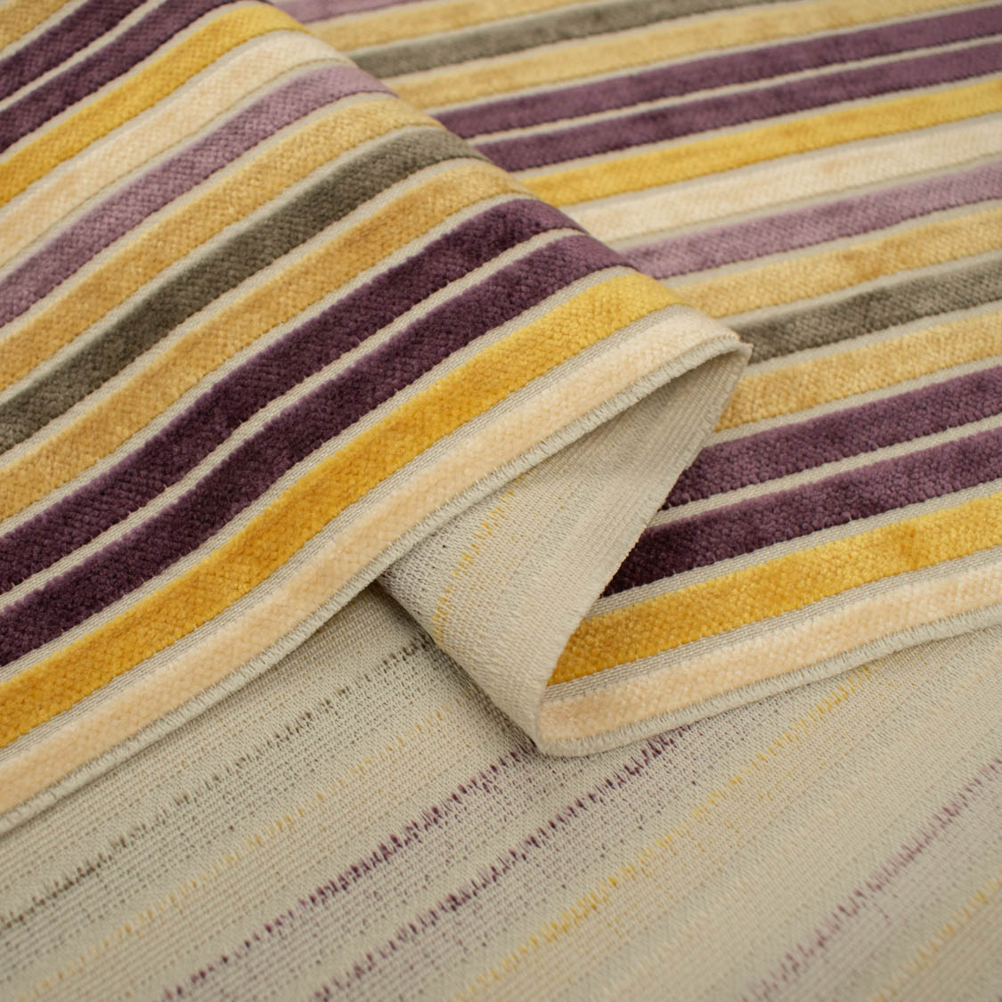 Coquet by Zepel Curtaining/Upholstery Stripes Chenille - Image 3