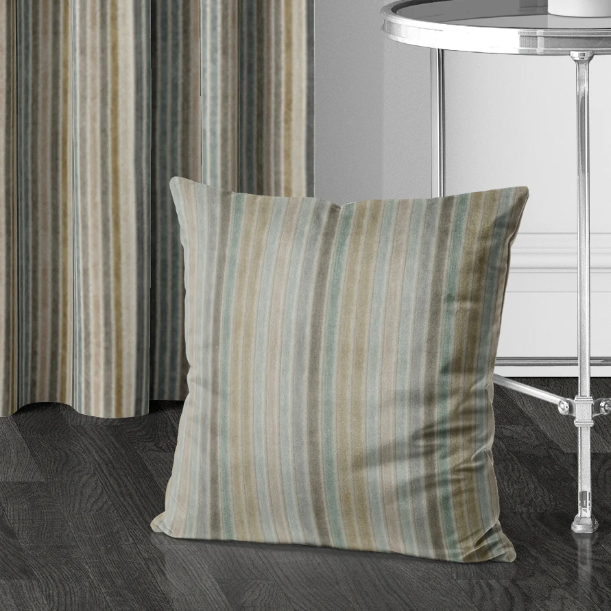 Coquet by Zepel Curtaining/Upholstery Stripes Chenille - Image 7