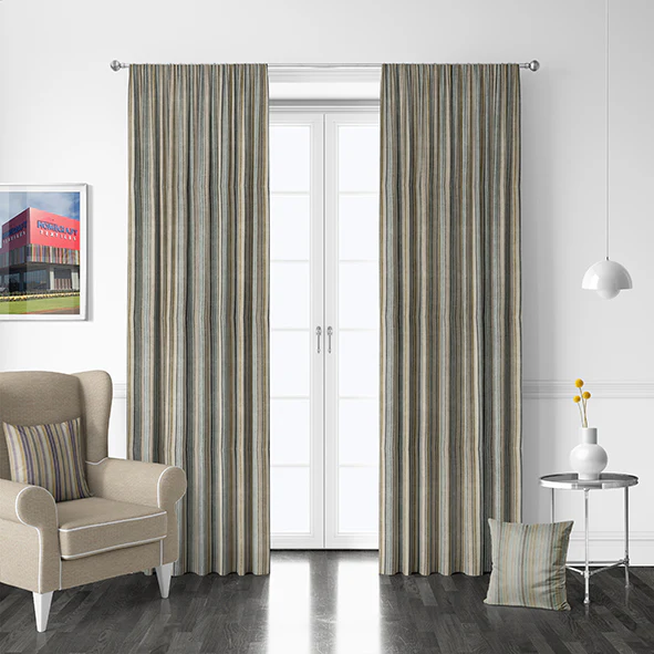 Coquet by Zepel Curtaining/Upholstery Stripes Chenille - Image 8
