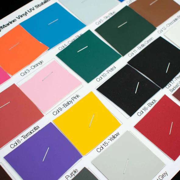 Upholstery/Marine Vinyl UV Stabilised Sample Book - Image 3