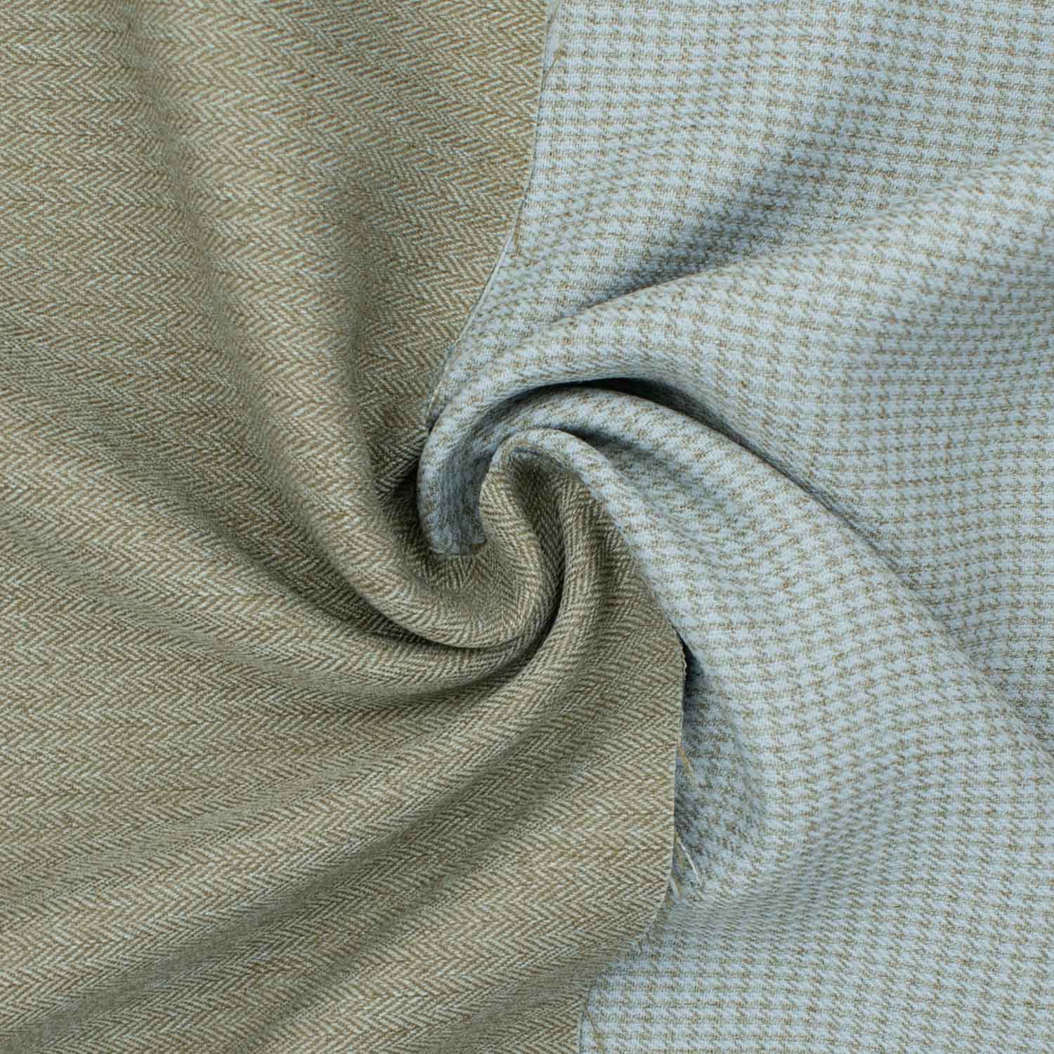 Vic Herringbone Houndstooth Reversible by Zepel Curtain Drapery/Upholstery Fabric