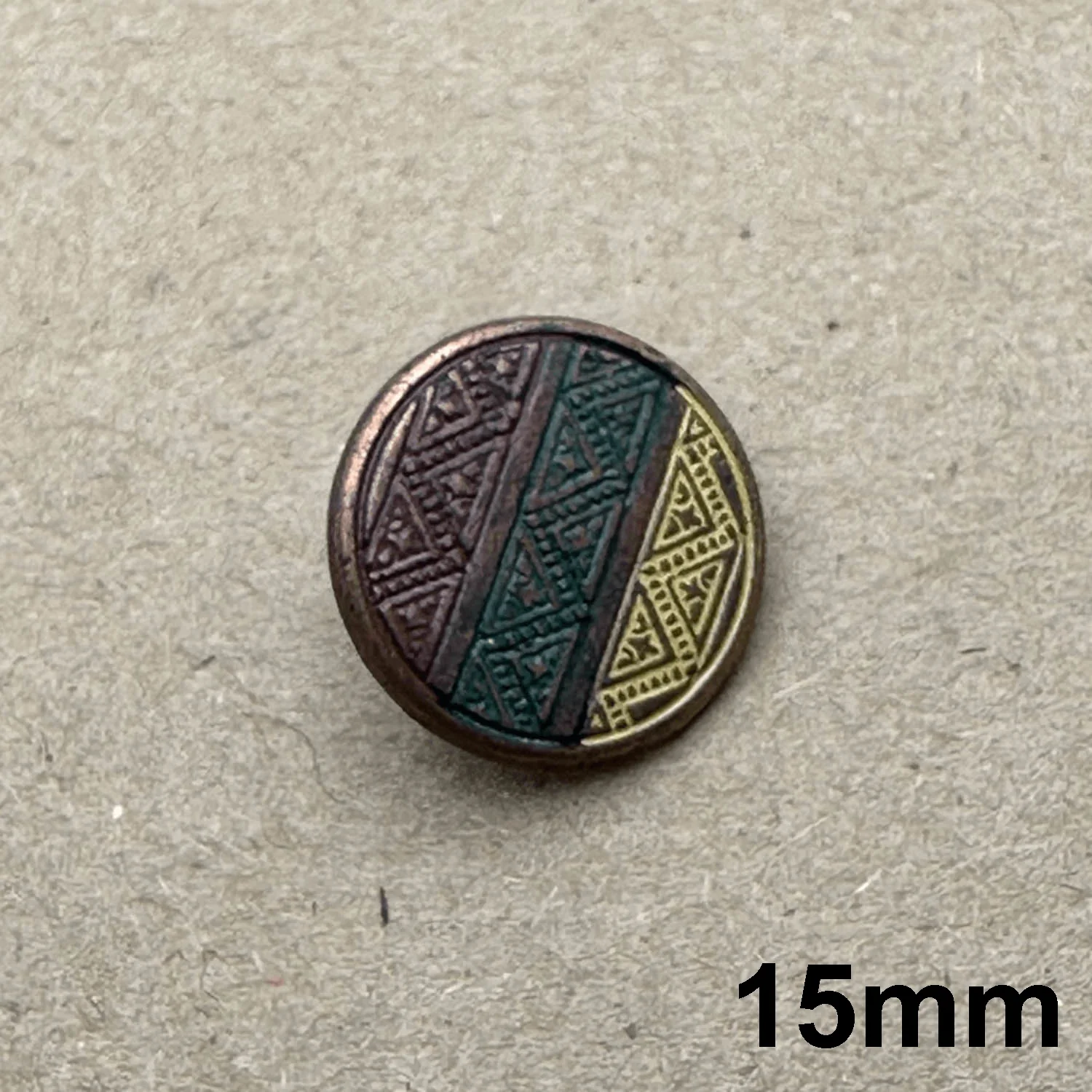 Vintage Metal Crest Blazer Shank Button - Image 22
