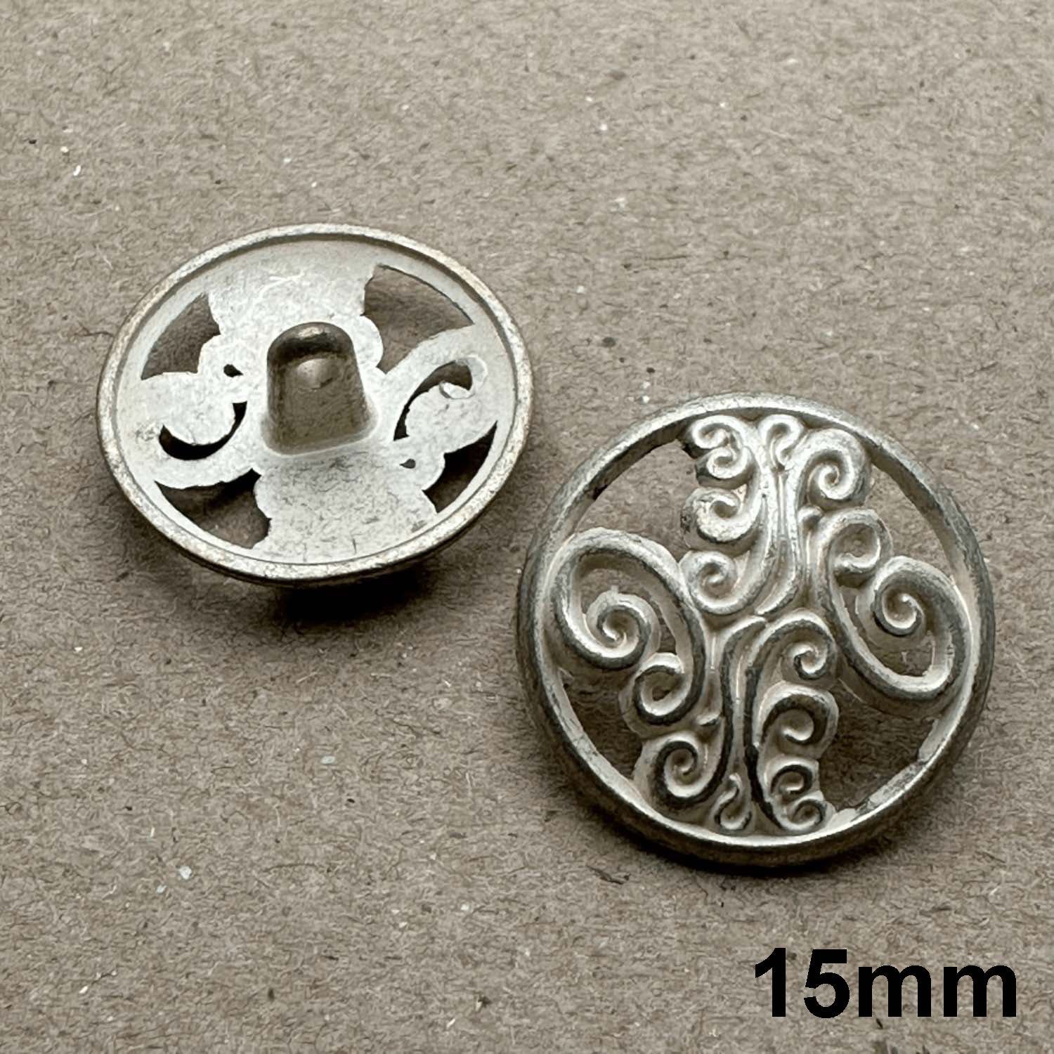 Vintage Metal Crest Blazer Shank Button - Image 33