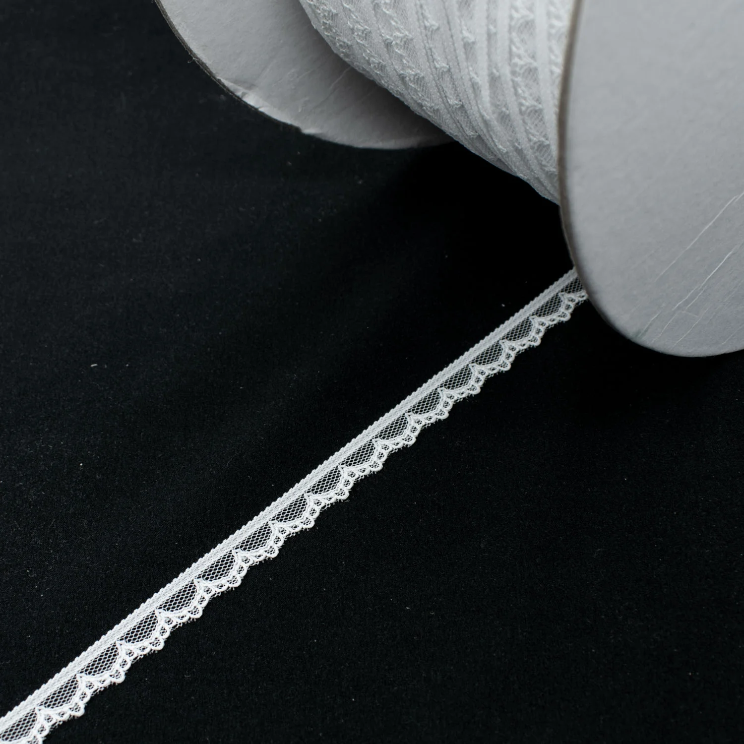 Mini Lace Trim 13mm White - Image 2