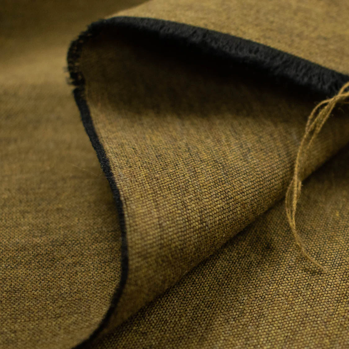 Wool Suiting Heavy Weight Design-6 Mustard Stiff - Image 3