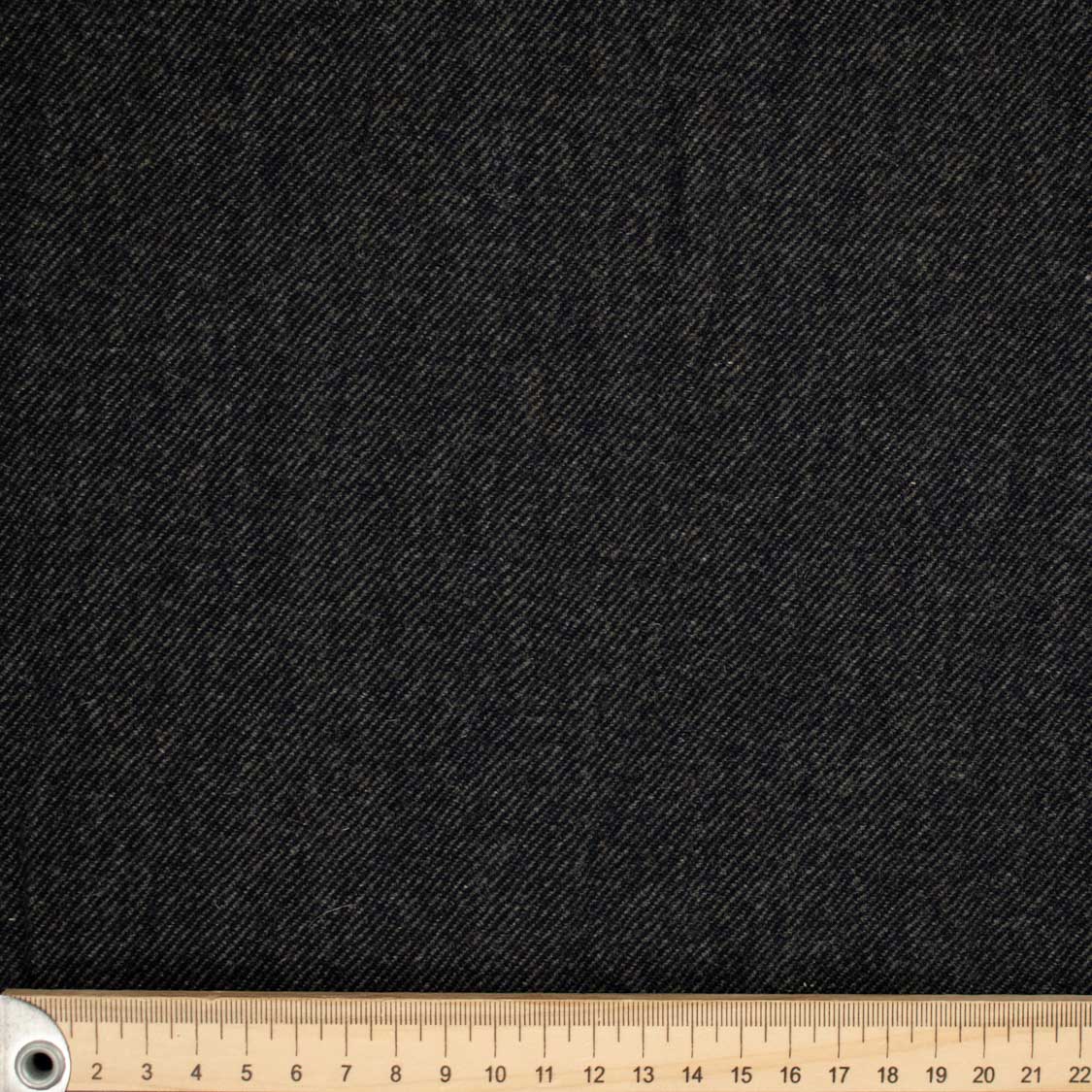 Wool Suiting Medium to Heavy Weight Design-10 Black - Image 4