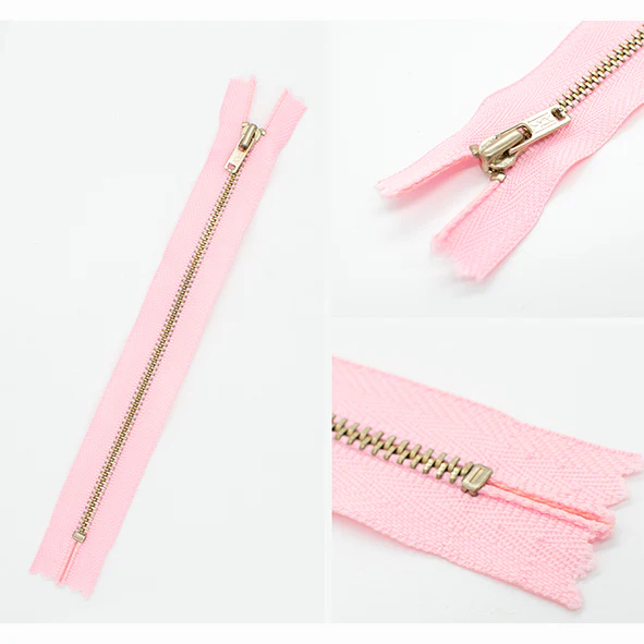 YKK Closed End Metal Zip 18CM - Image 3