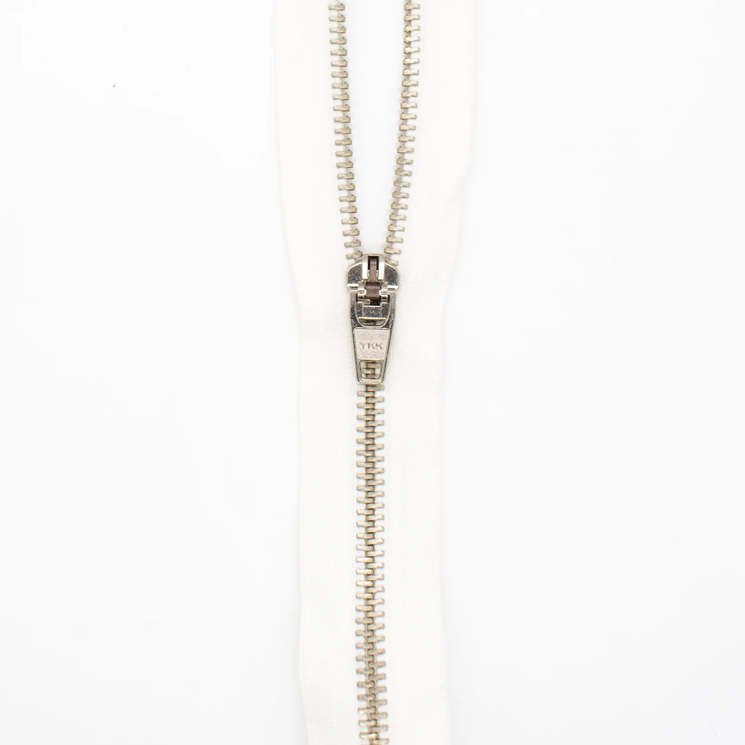 YKK Closed End Metal Zip 60CM - Image 3