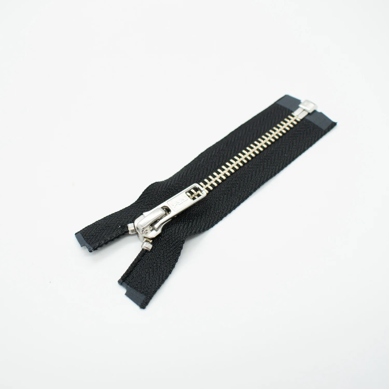 YKK Open End Heavy Duty Metal Zip 10CM B8-Black