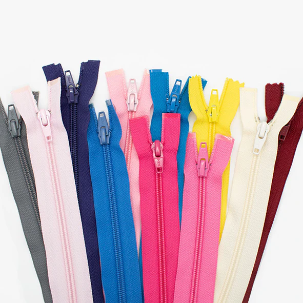 YKK Open End Plastic Zip 15CM - Image 2